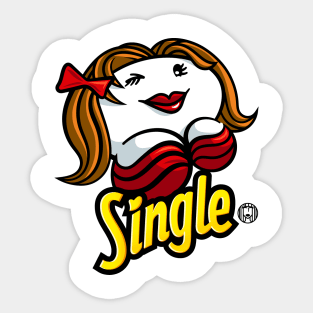 Single Potato Crisps Sticker